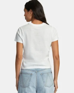RVCA 411 TEE Vintage White