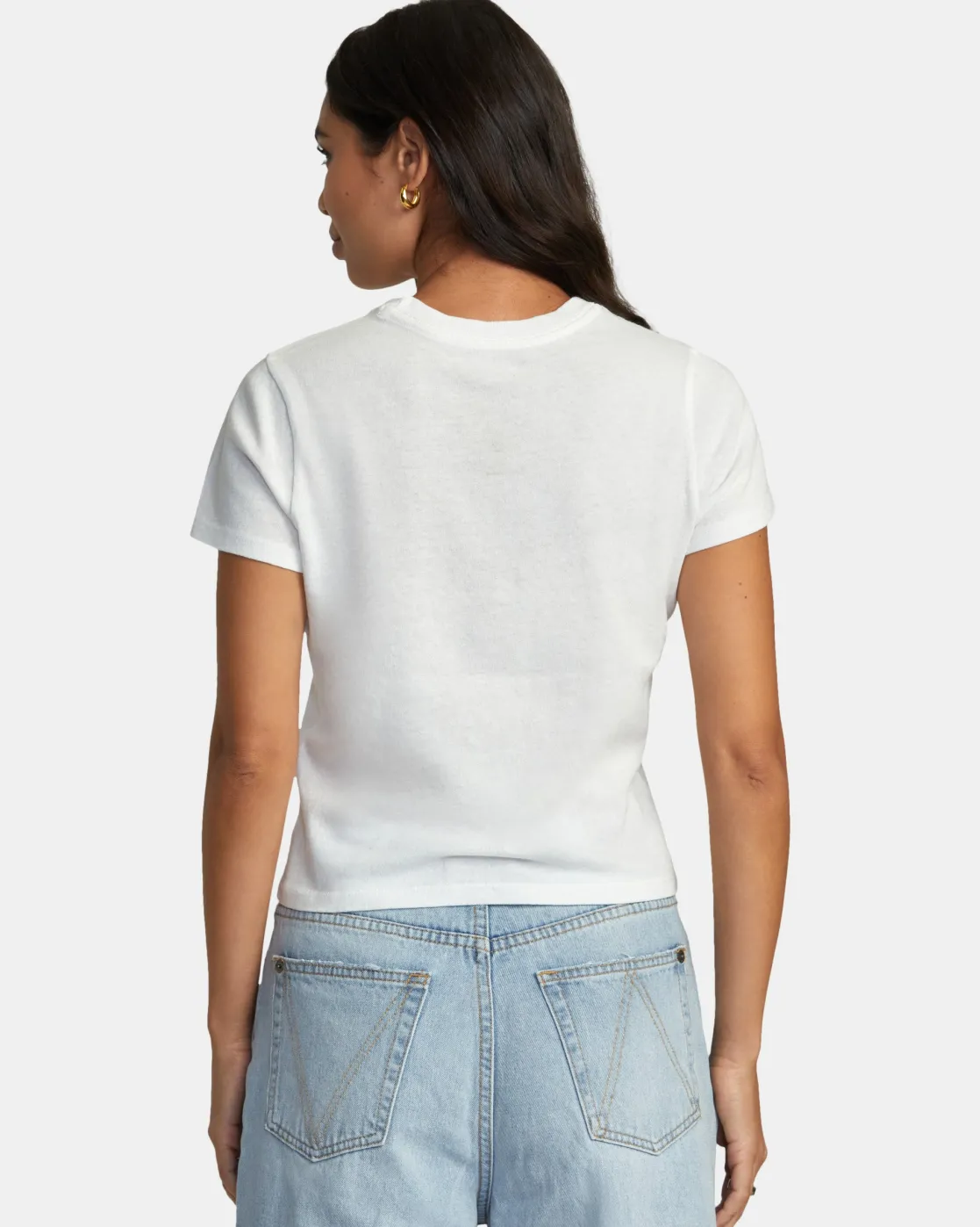 RVCA 411 TEE Vintage White