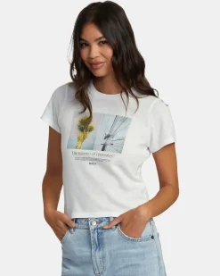 RVCA 411 TEE Vintage White