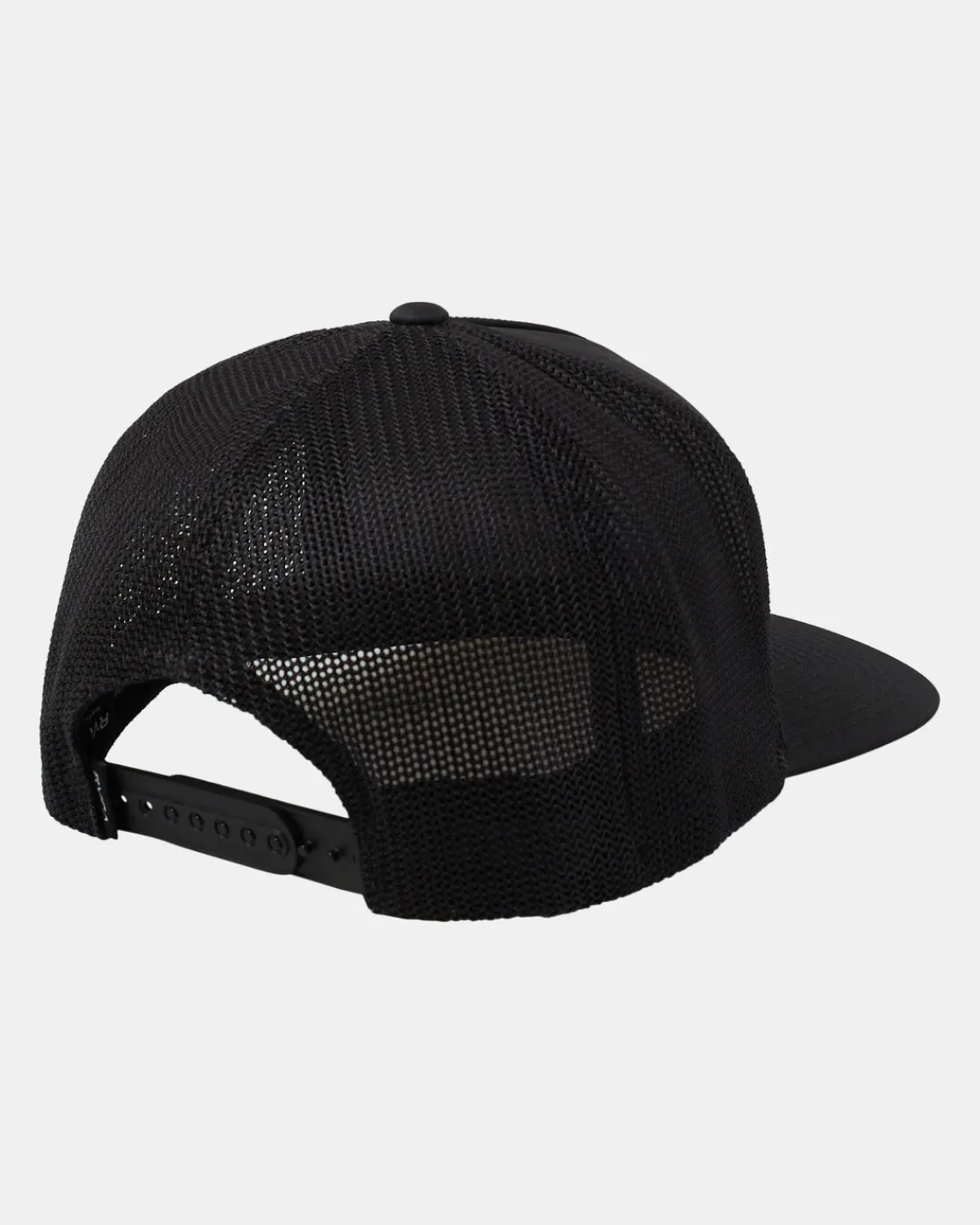 RVCA ALL THE WAY TECH TRUCKER HAT Black