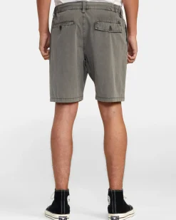 RVCA ALL TIME COASTAL RINSED HYBRID 19" SHORTS Pirate Black Best