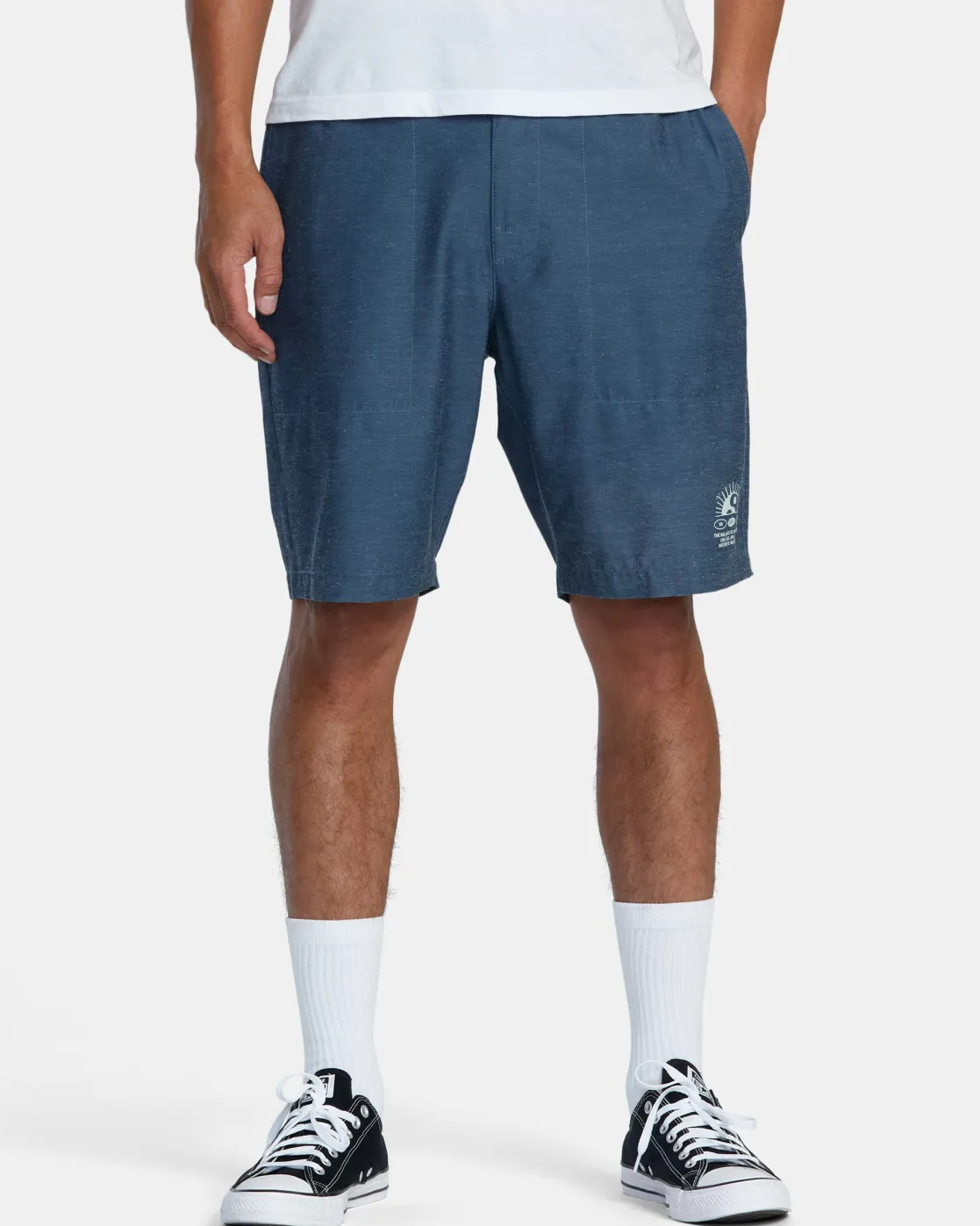 RVCA ALL TIME HEMP HYBRID 19" SHORTS Petrol Blue