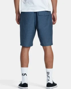 RVCA ALL TIME HEMP HYBRID 19" SHORTS Petrol Blue