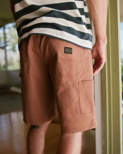 RVCA AMERICANA 17" CARPENTER SHORTS Rawhide Best