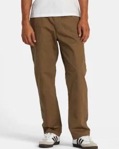RVCA AMERICANA CARPENTER PANTS Wood Discount