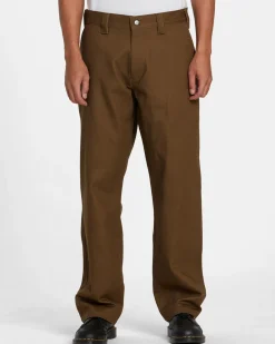 RVCA AMERICANA CHINOS Bombay Brown Discount