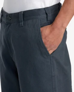 RVCA AMERICANA CHINOS Garage Blue New