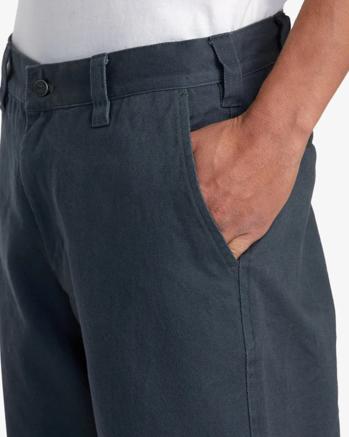 RVCA AMERICANA CHINOS Garage Blue New