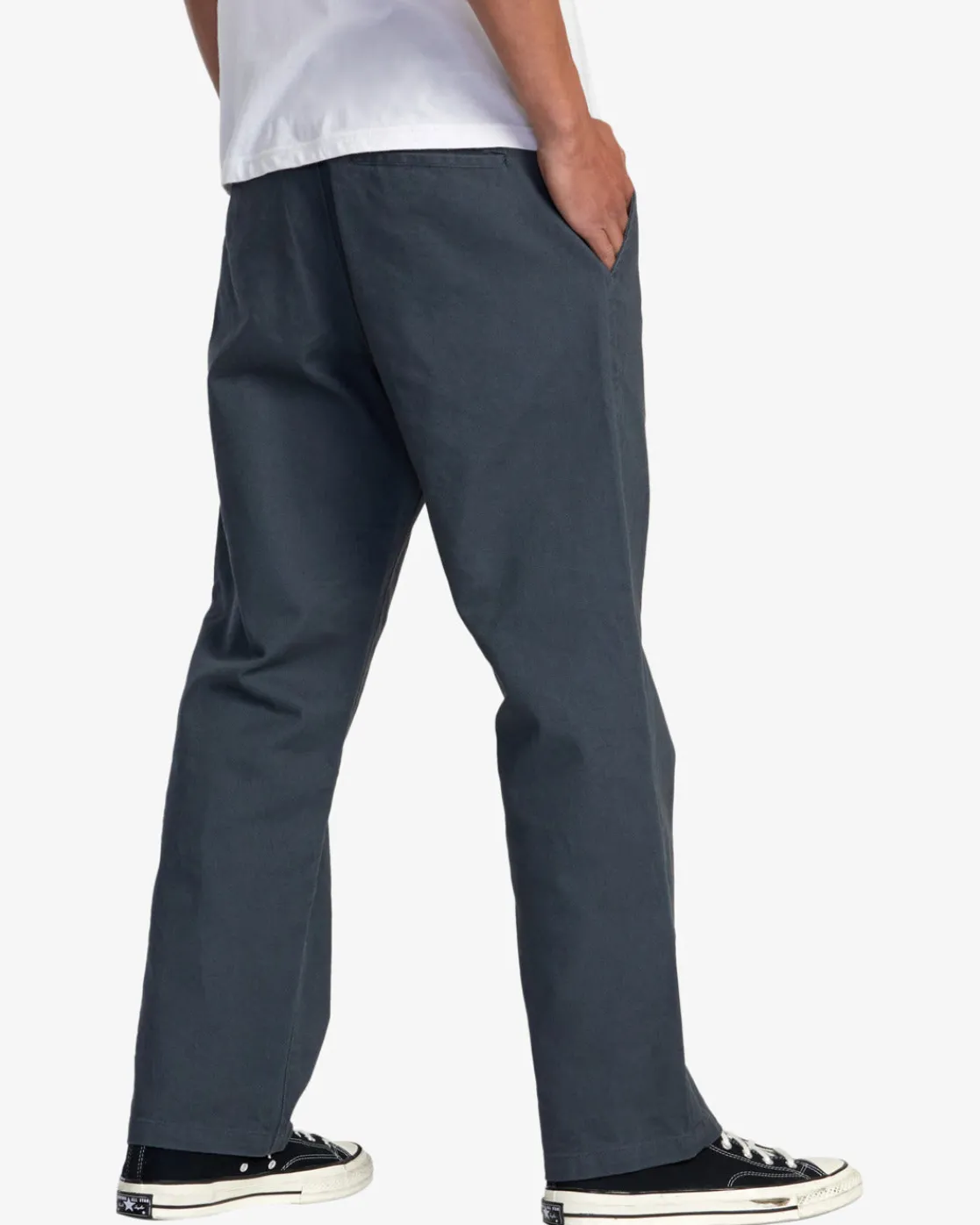 RVCA AMERICANA CHINOS Garage Blue New