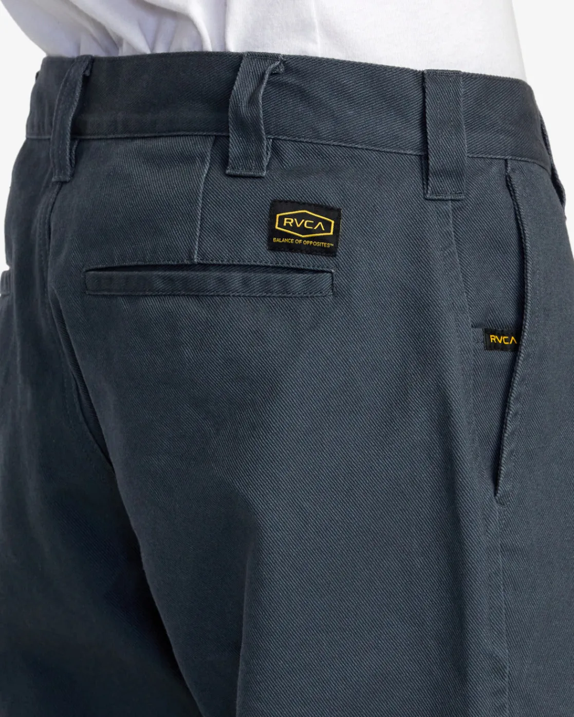RVCA AMERICANA CHINOS Garage Blue New
