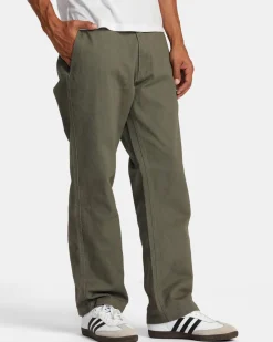 RVCA AMERICANA CHINOS Olive Sale