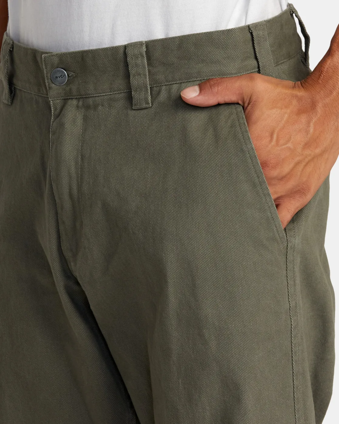 RVCA AMERICANA CHINOS Olive Sale