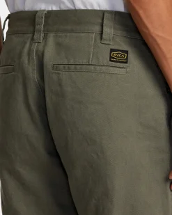 RVCA AMERICANA CHINOS Olive Sale