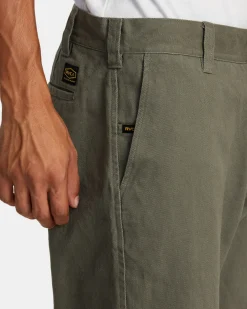 RVCA AMERICANA CHINOS Olive Sale