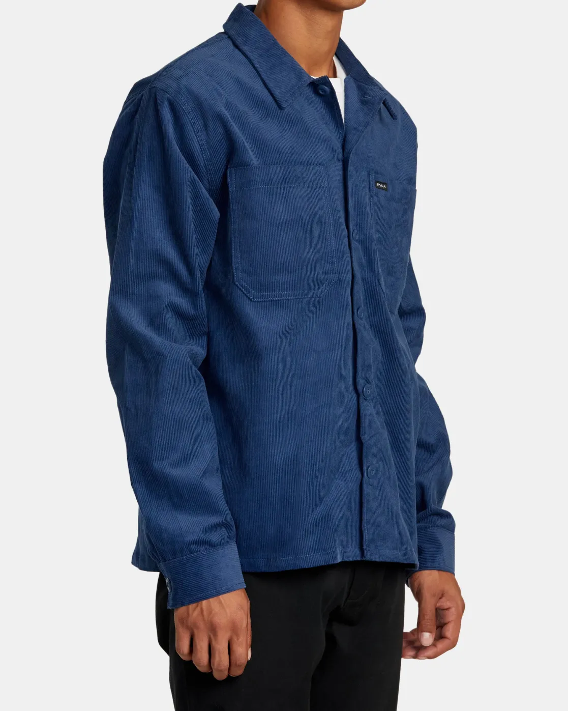 RVCA AMERICANA CORDUROY OVERSHIRT Dark Denim Best