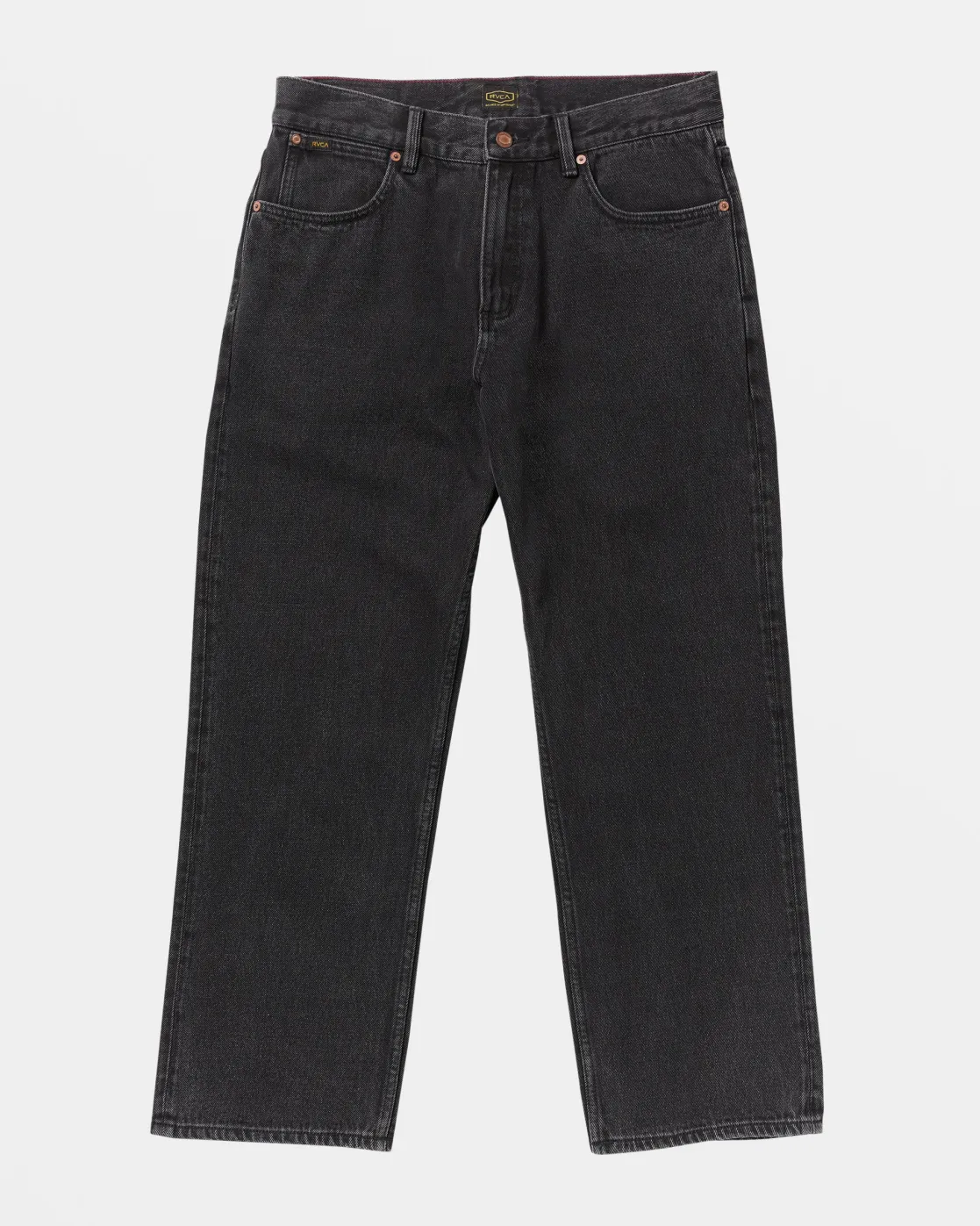 RVCA AMERICANA DAYSHIFT JEANS Black Rinse Discount