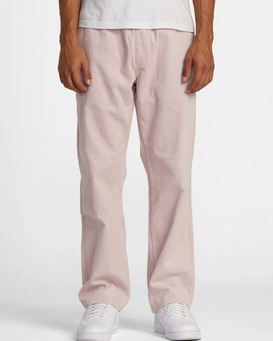 RVCA AMERICANA ELASTIC WAIST CORD PANTS Pale Mauve