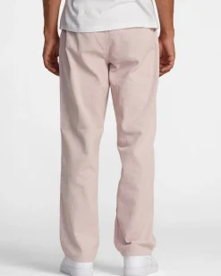 RVCA AMERICANA ELASTIC WAIST CORD PANTS Pale Mauve
