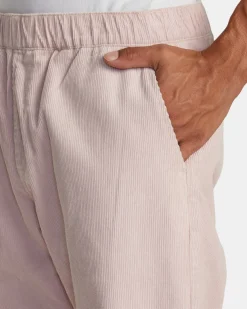RVCA AMERICANA ELASTIC WAIST CORD PANTS Pale Mauve