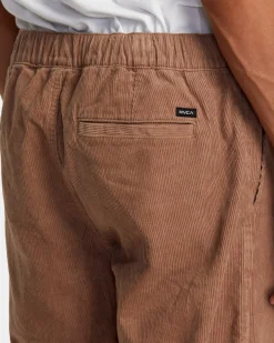 RVCA AMERICANA ELASTIC WAIST CORD PANTS Sonora Brown Hot