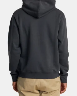 RVCA AMERICANA HOODIE Garage Blue Clearance