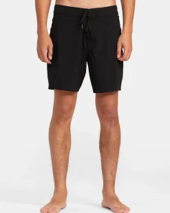 RVCA ANDERSON TRUNK 17" BOARDSHORTS Black