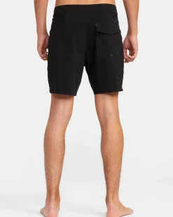 RVCA ANDERSON TRUNK 17" BOARDSHORTS Black