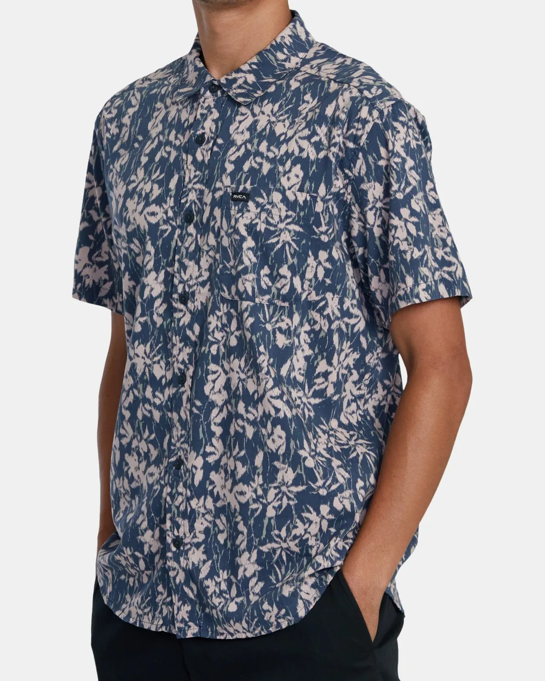 RVCA ANYTIME SHORT SLEEVE SHIRT Pale Mauve