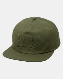 RVCA APPLICADE SNAPBACK HAT Jade Discount