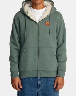 RVCA ARROW ZIP HOODIE Jade