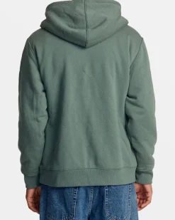 RVCA ARROW ZIP HOODIE Jade