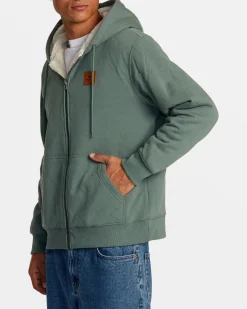 RVCA ARROW ZIP HOODIE Jade