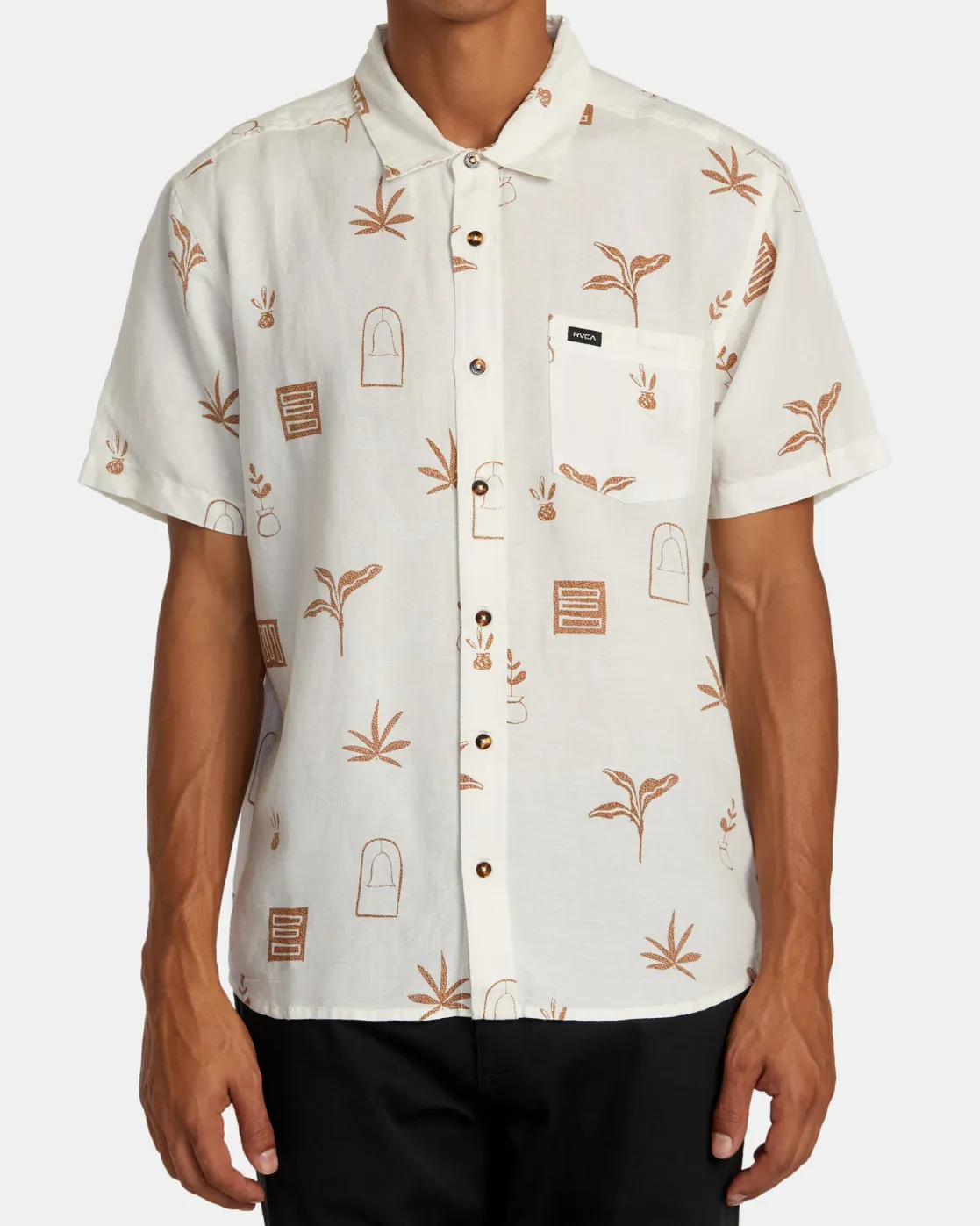RVCA ARTIFACTS SHORT SLEEVE SHIRT Ecru Online