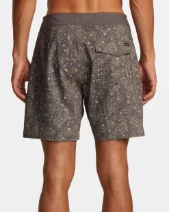 RVCA ATLAS 18" BOARDSHORTS Chocolate Discount
