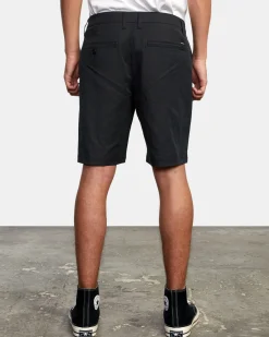 RVCA BACK IN HYBRID 19" SHORTS Black Online