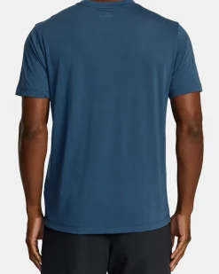 RVCA BALANCE RAIDER SPORT TECH TEE Petrol Blue Outlet