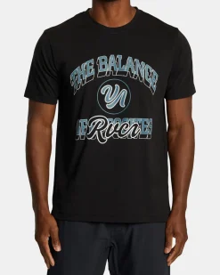 RVCA BALANCE RAIDER SPORT TECH TEE Black Discount