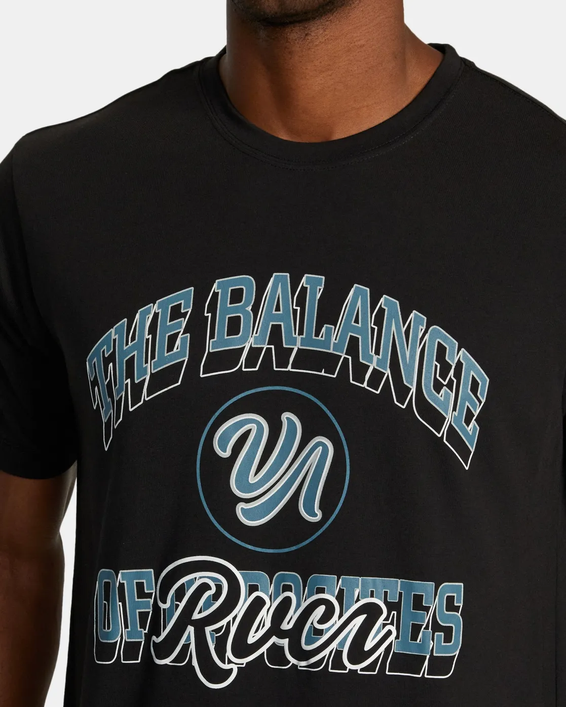RVCA BALANCE RAIDER SPORT TECH TEE Black Discount