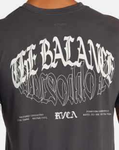 RVCA BALANCE SHORT SLEEVE TEE Slate