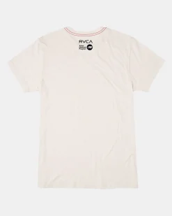 RVCA BAT BOY SHORT SLEEVE TEE Antique White Online