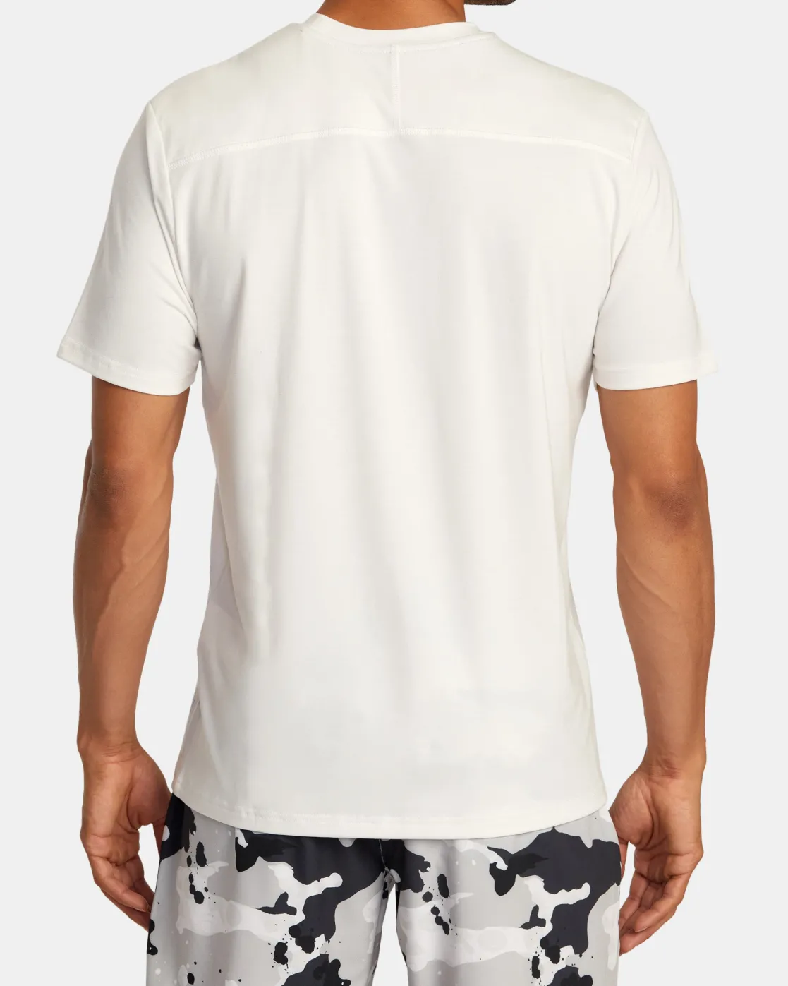 RVCA BEDWIN X STASH BALANCE TEE Off White Hot