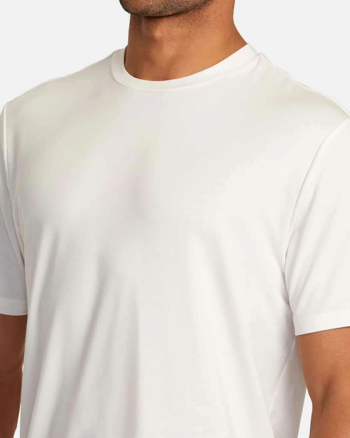 RVCA BEDWIN X STASH BALANCE TEE Off White Hot