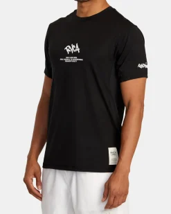 RVCA BEDWIN X STASH VENT TEE Black