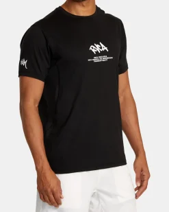RVCA BEDWIN X STASH VENT TEE Black