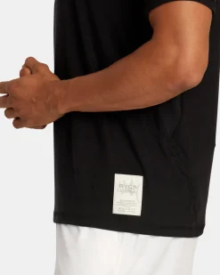 RVCA BEDWIN X STASH VENT TEE Black