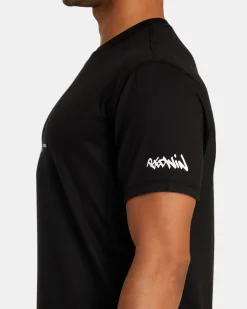 RVCA BEDWIN X STASH VENT TEE Black