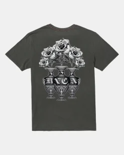 RVCA BENJAMIN JEANJEAN BOUQUET TEE Pirate Black Best