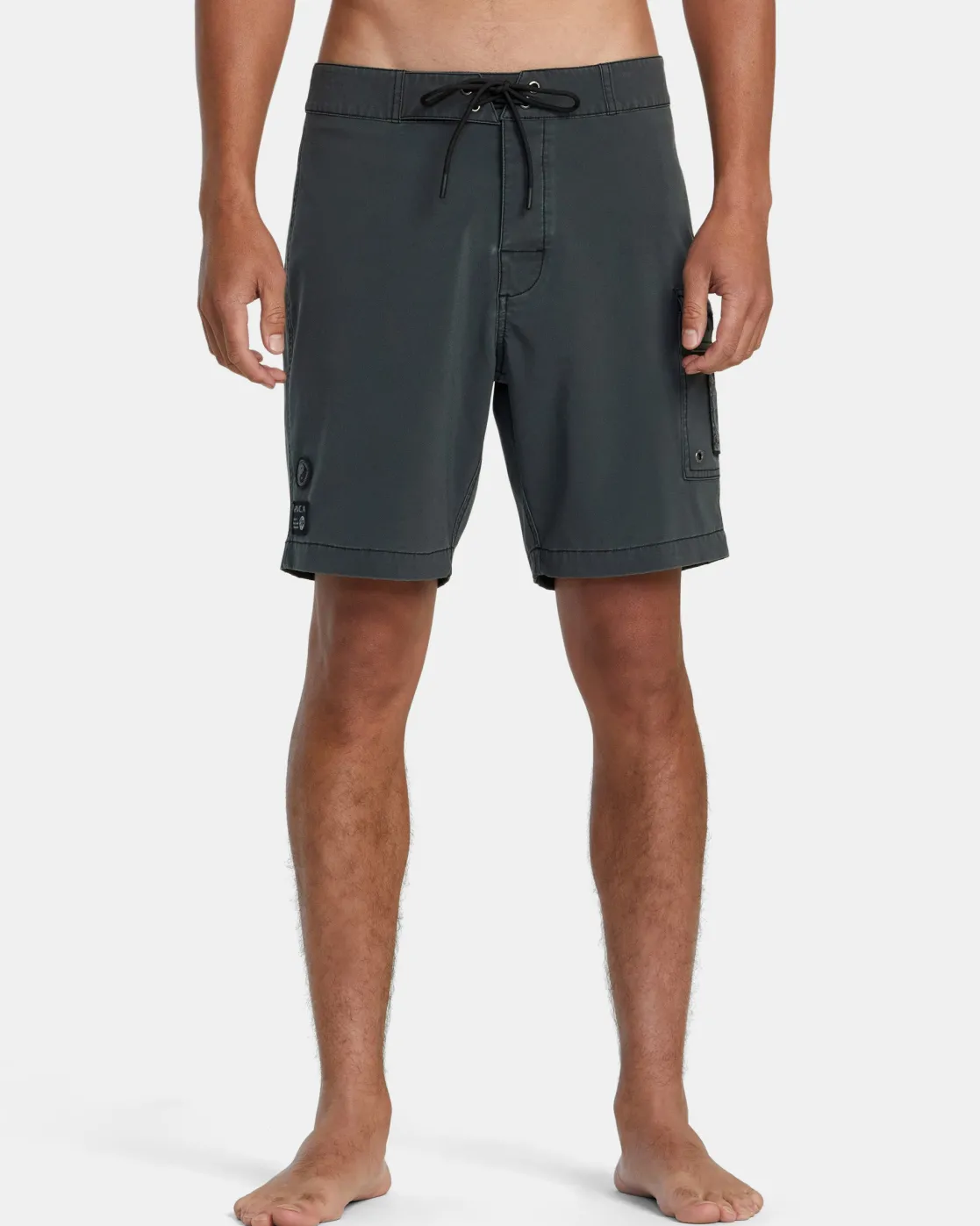 RVCA BENJAMIN JEANJEAN SKULL BOARDSHORTS 18'' Black Discount