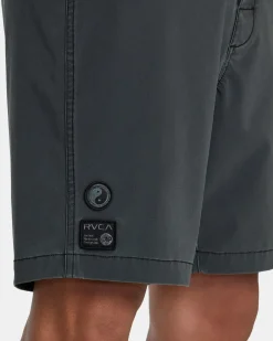 RVCA BENJAMIN JEANJEAN SKULL BOARDSHORTS 18'' Black Discount