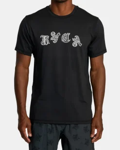 RVCA BENJAMIN JEANJEAN SPORT VENT TEE Black New